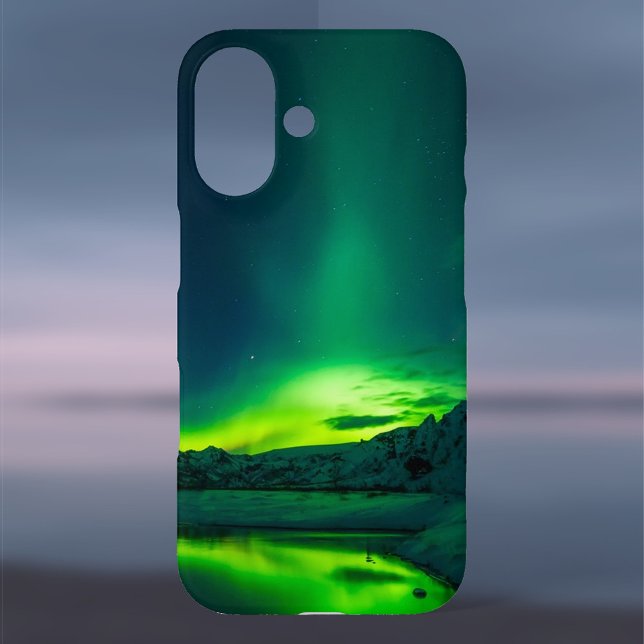 Funda iPhone 16 Aurora Borealis Fotografía de las Luces del Norte. (Subido por el creador)