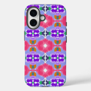 Funda iPhone 16 Aurora Vívida Calidoscopio Floración Eléctrica