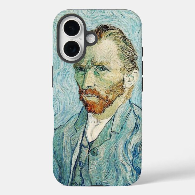 Funda iPhone 16 Autoretrato Van Gogh (Reverso )