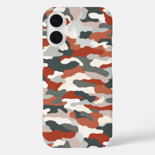 Funda iPhone 16 Autumn Camouflage
