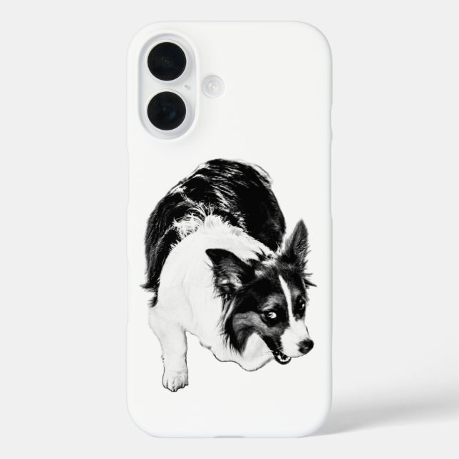 Funda iPhone 16 Autumn Watchful Pup (Reverso )