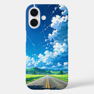 Funda iPhone 16 Aventura de viaje por carretera de verano
