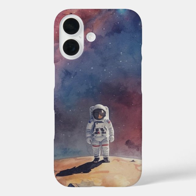 Funda iPhone 16 Aventura del astronauta  (Reverso )