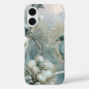 Funda iPhone 16 Aves de animales salvajes y caprichosos del Pastel