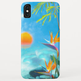 Funda iPhone 16 Aves del paraíso en la playa