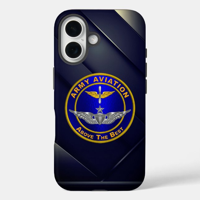 Funda iPhone 16 Aviación del Ejército (Reverso )