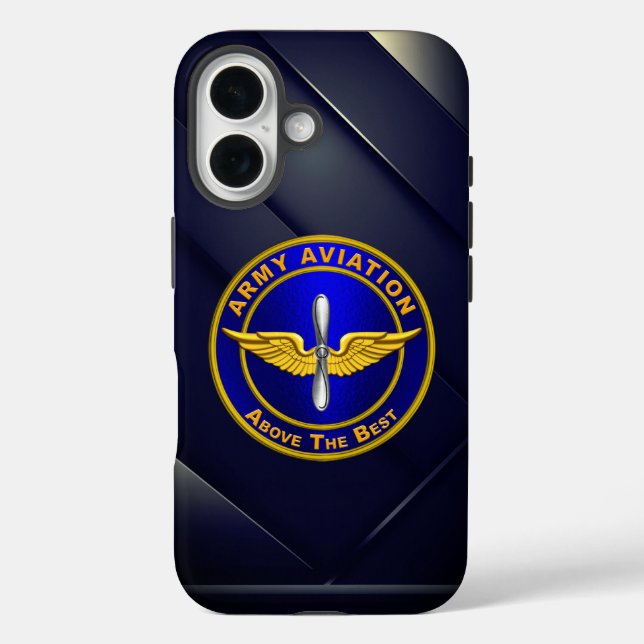 Funda iPhone 16 Aviación del Ejército (Reverso )