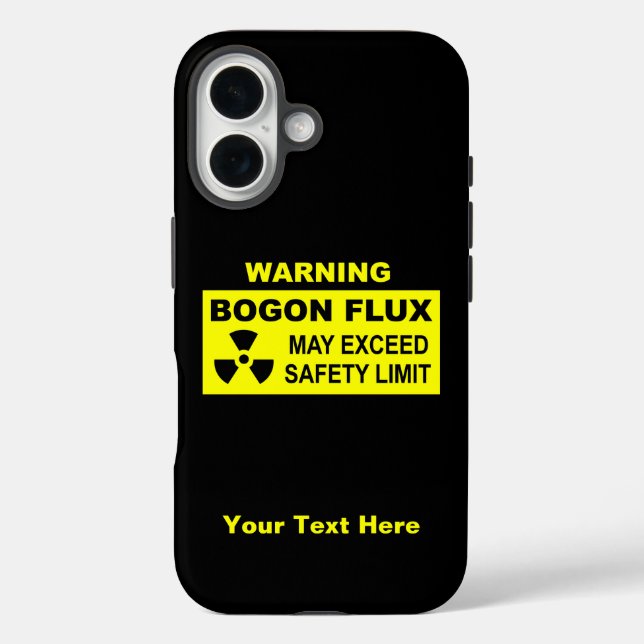 Funda iPhone 16 Aviso: Flux de Bogon (Reverso )