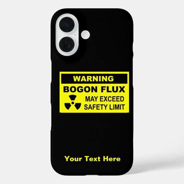 Funda iPhone 16 Aviso: Flux de Bogon (Reverso )