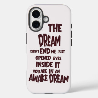 Funda iPhone 16 Awake Dream phone case 