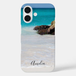 Funda iPhone 16 Azure Ocean Sandy Beach Photo