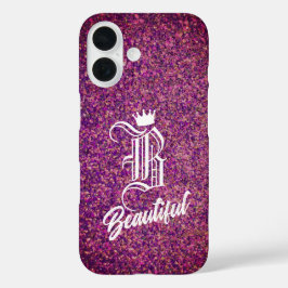 Funda iPhone 16 B Estuche para iPhone rosa hermoso