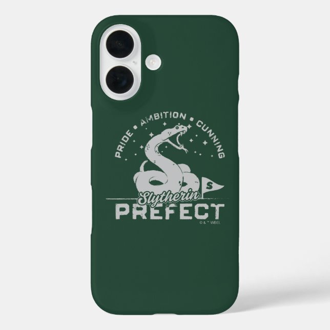 Funda iPhone 16 Badge Prefecto SLYTHERIN™ (Reverso )