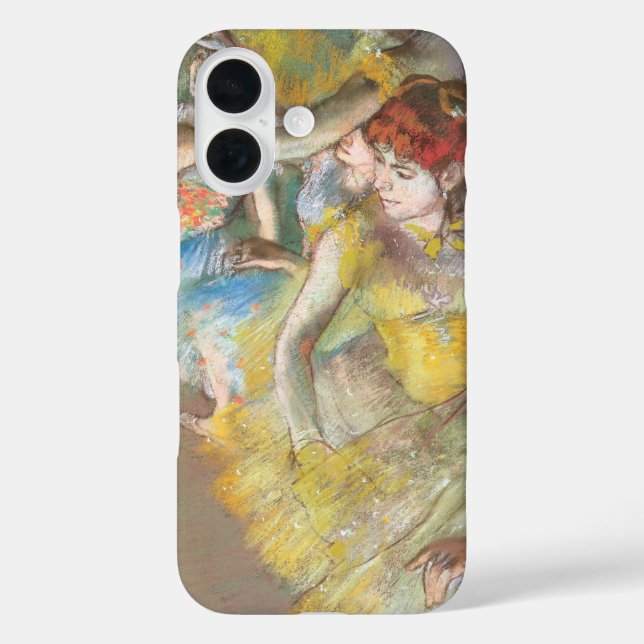 Funda iPhone 16 Bailarinas en el Escenario por Edgar Degas (Reverso )