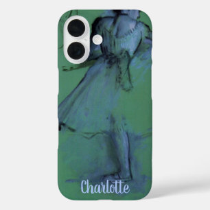 Funda iPhone 16 Bailarinas en la barra de Edgar Degas, Arte de Bal