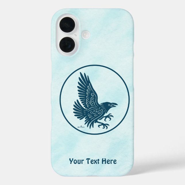Funda iPhone 16 Baile Blue Raven (Reverso )
