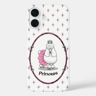 Funda iPhone 16 Ballet divertido Ballerina Princesa Poodle Perro (