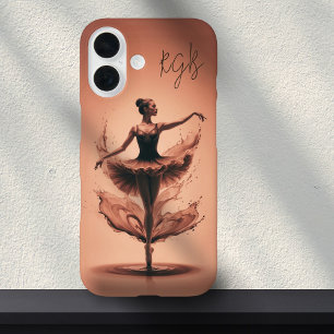 Funda iPhone 16 Ballet inicial Personalizado Ballerina Rosada Spla