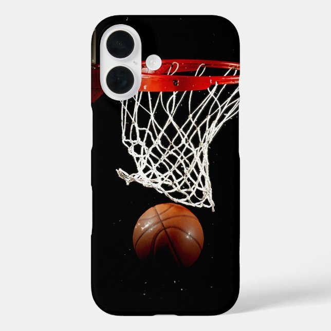 Funda iPhone 16 Baloncesto (Reverso )
