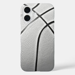 Funda iPhone 16 Baloncesto blanco y negro