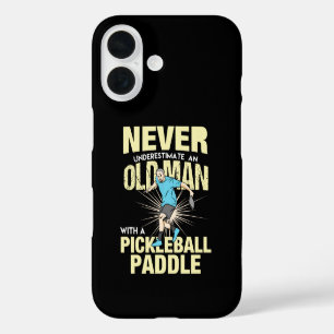 Funda iPhone 16 Baloncesto - Viejo Con Una Paleta De Baloncesto