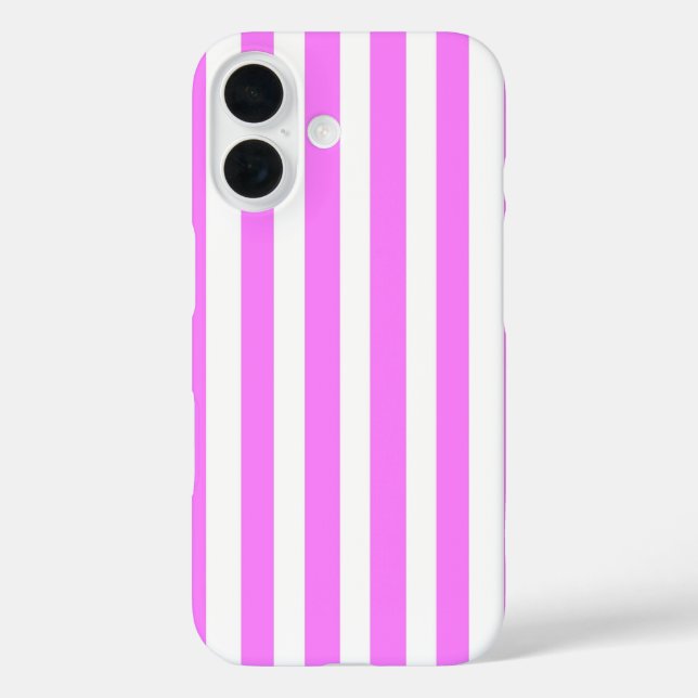 Funda iPhone 16 Banda de caramelos (Reverso )