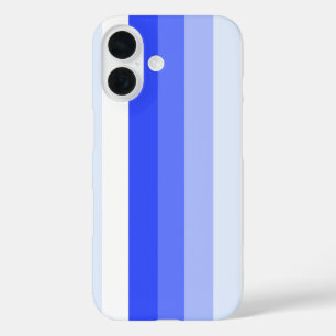 Funda iPhone 16 Bandas de sombra azules reales