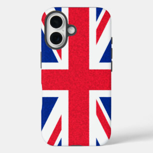 Funda iPhone 16 Bandera británica