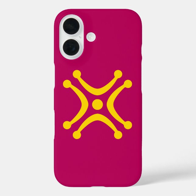 Funda iPhone 16 Bandera Cantabra del Lábaru (Reverso )
