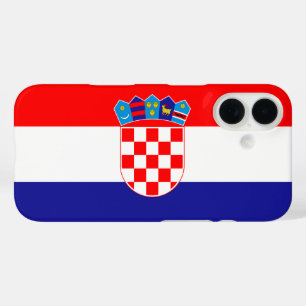 Funda iPhone 16 Bandera croata Hrvatska Zastava