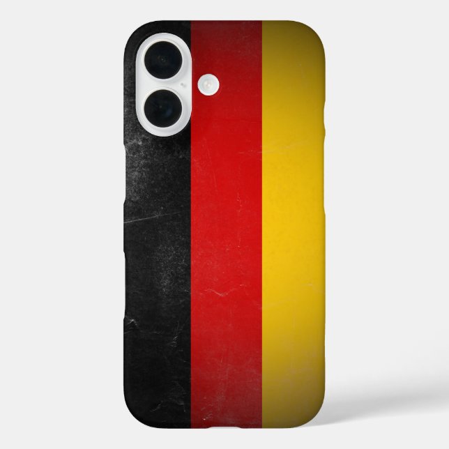 Funda iPhone 16 Bandera de Alemania- Muere Bundesflagge (Reverso )