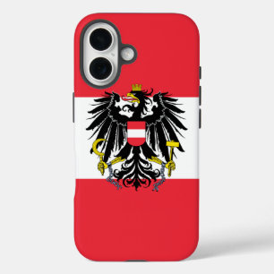Funda iPhone 16 Bandera de Austria