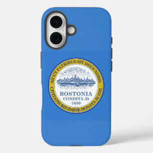 Funda iPhone 16 Bandera de Boston, Massachusetts