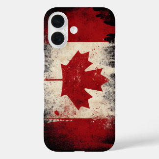 Funda iPhone 16 Bandera de Canadá