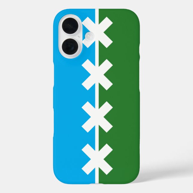 Funda iPhone 16 Bandera de Cedar Park, Texas (Reverso )