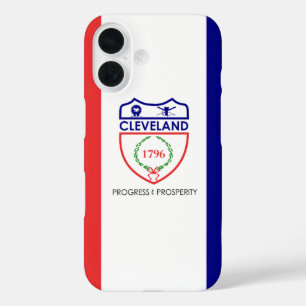 Funda iPhone 16 Bandera de Cleveland, Ohio