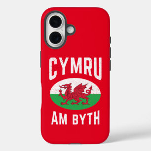 Funda iPhone 16 Bandera de Cymru Am Byth Wales Orgulloso Rugby Vin