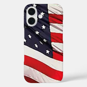 Funda iPhone 16 Bandera de Estados Unidos