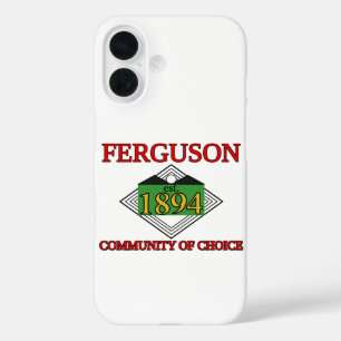 Funda iPhone 16 Bandera de Ferguson, Misuri