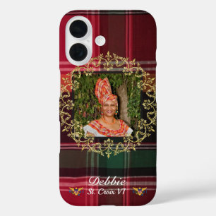 Funda iPhone 16 Bandera de Islas Vírgenes de los EE. UU. USVI Madr