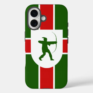 Funda iPhone 16 Bandera de Nottinghamshire