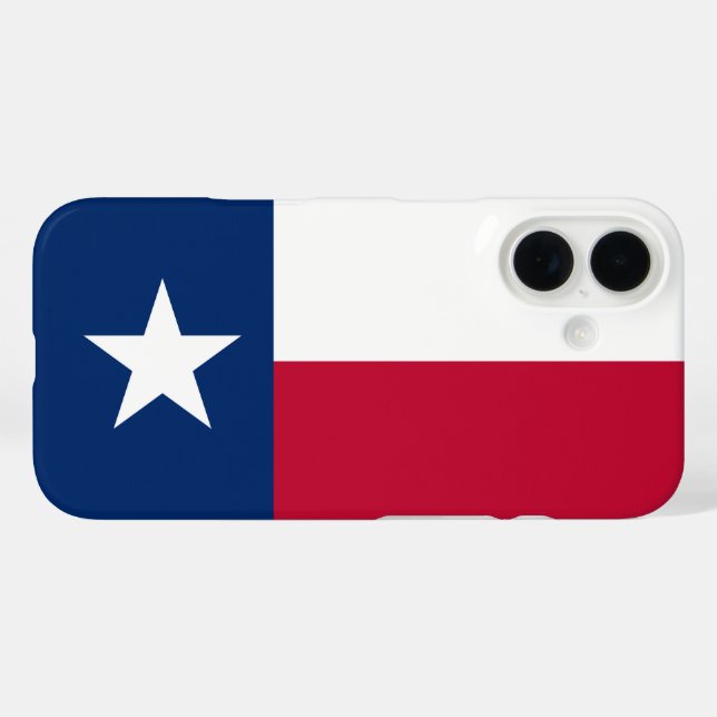 Funda iPhone 16 Bandera de Texas: Longhorns, El Estado de la Estre (Reverso (Horizontal))