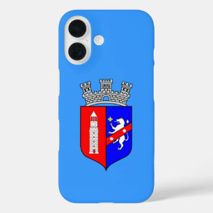 Funda iPhone 16 Bandera de Tirana, Albania