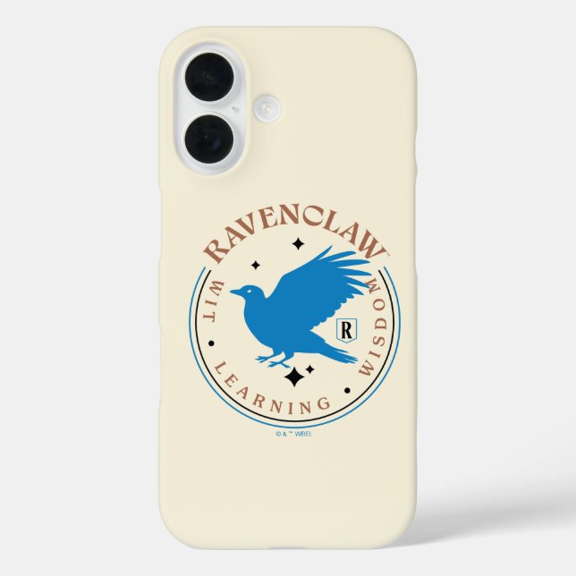 Funda iPhone 16 Bandera del orgullo de la casa del águila azul RAV (Reverso )