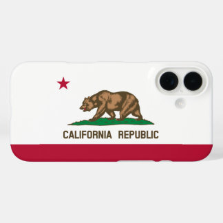 Funda iPhone 16 Bandera del oso de la República de California: Est