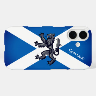 Funda iPhone 16 Bandera escocesa vintage, Escocia, rampante/moda