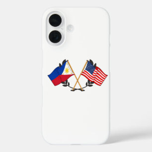 Funda iPhone 16 Bandera estadounidense filipina Patrimonio filipin
