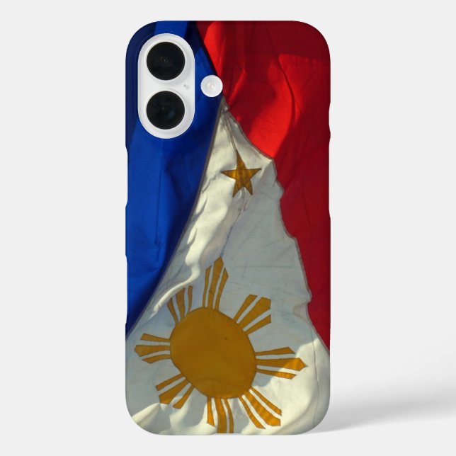 Funda iPhone 16 bandera filipina (Reverso )