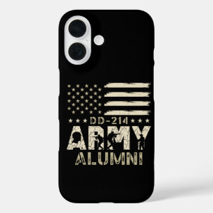 Funda iPhone 16 Bandera militar estadounidense de exmilitar DD-214