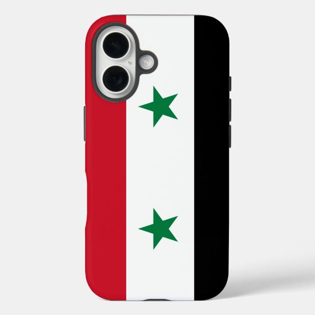 Funda iPhone 16 Bandera siria (Reverso )